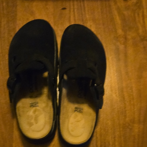 Birkenstock Boston Pap Chunky Black Clogs - Picture 2 of 5